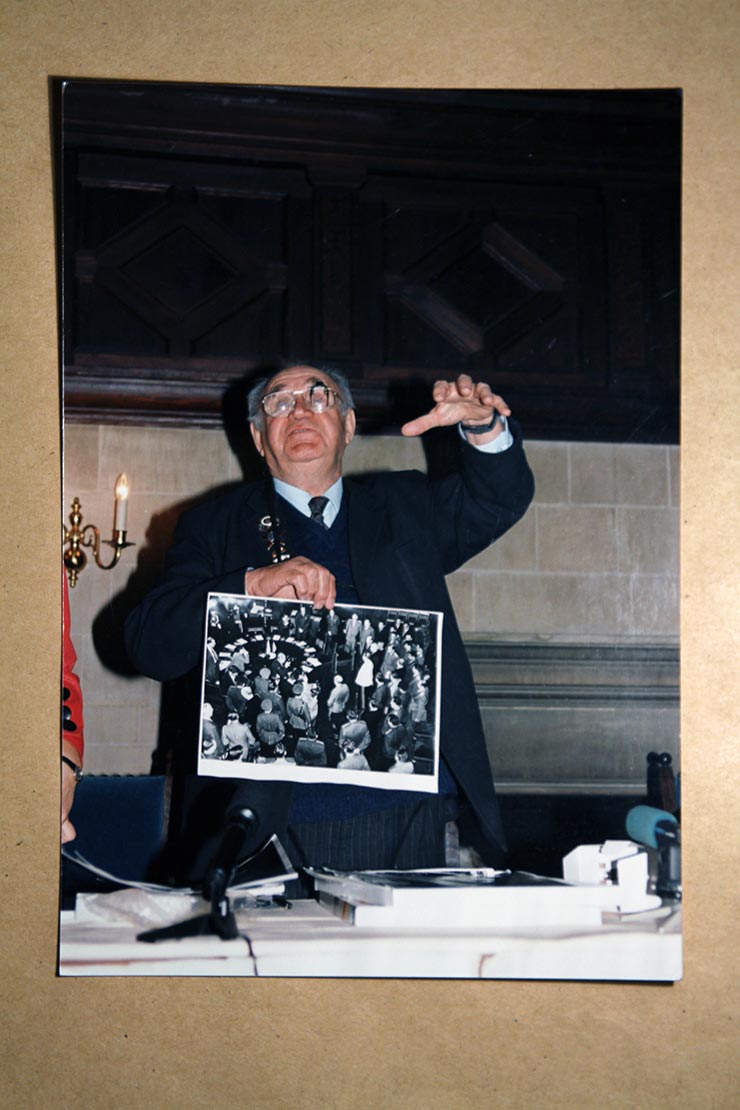 Yevgeny Khaldei Speaking in Potsdam, 1994